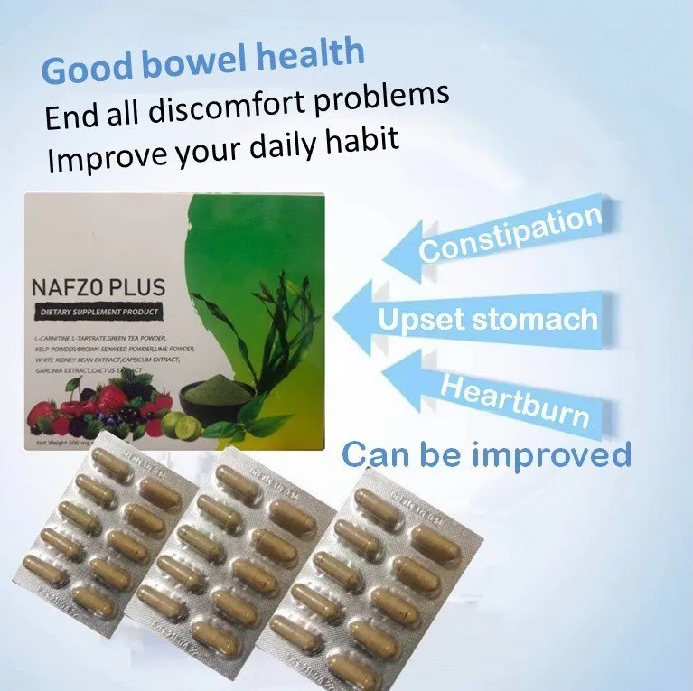 2 Years Shelf Life Natural Herbal Detox Nafzo Plus Capsule From Thailand