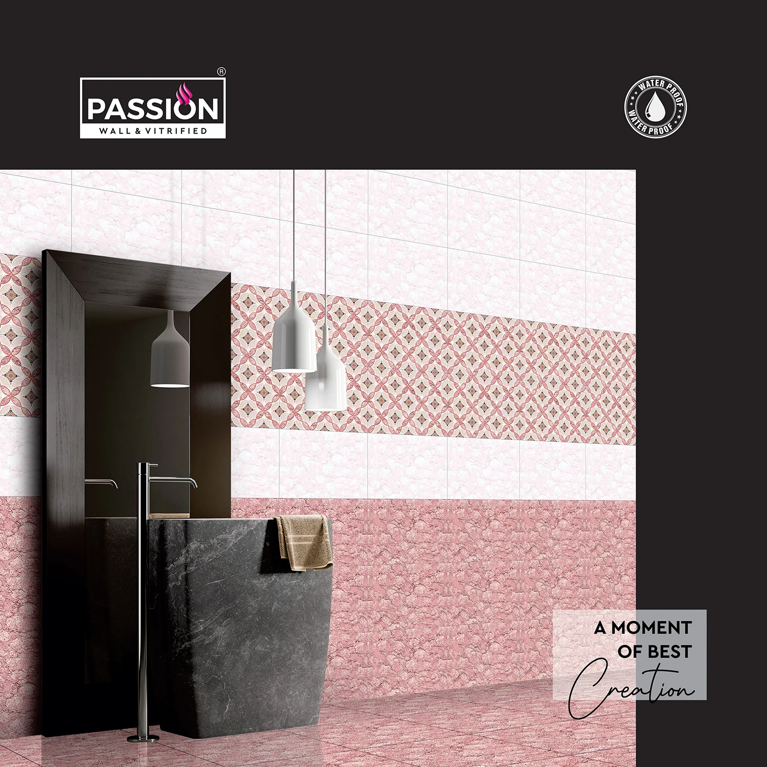  Керамическая глазурованная цифровая настенная плитка размер 30*45 см