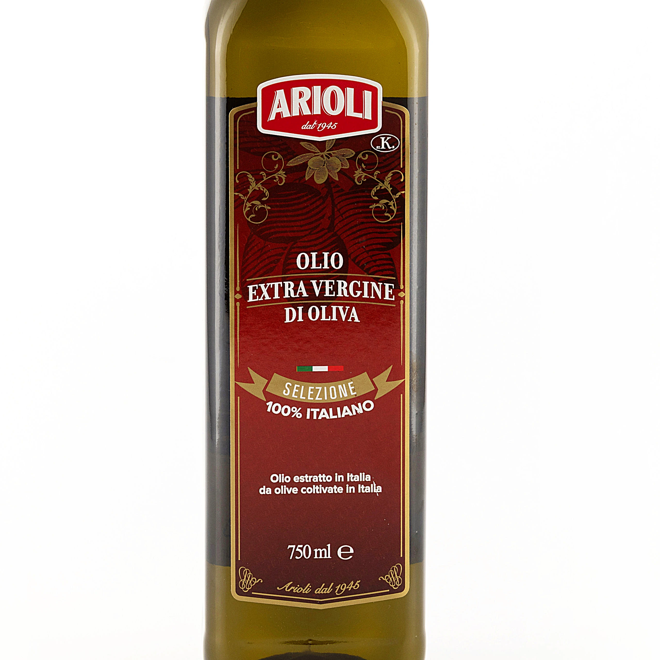Top Quality Extra Virgin Olive Oil ARIOLI SELEZIONE for dressing 75cl.