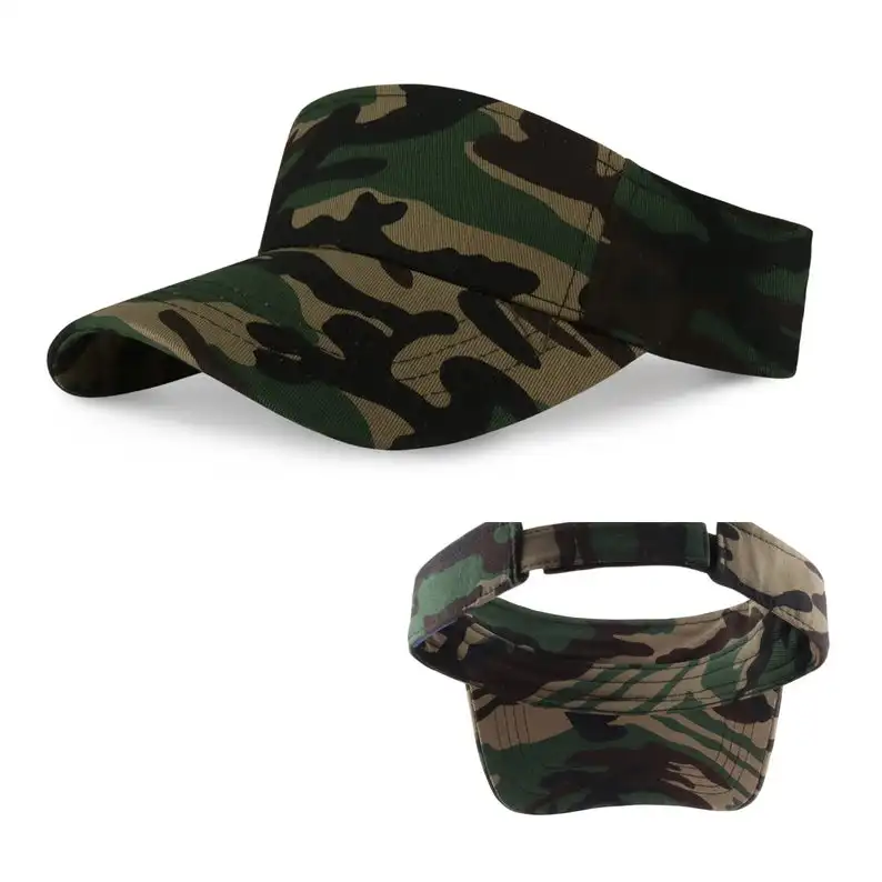 Plain Visor Hat Custom Color Logo Visor Hat Choose Your Own Color 100% Cotton Custom Color Logo Visor Hat