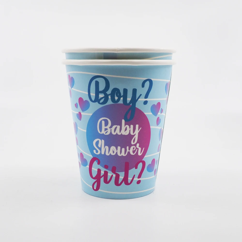 
OEM Custom Logo Disposable Recyclable Paper Cup for Cold and Hot Drink 