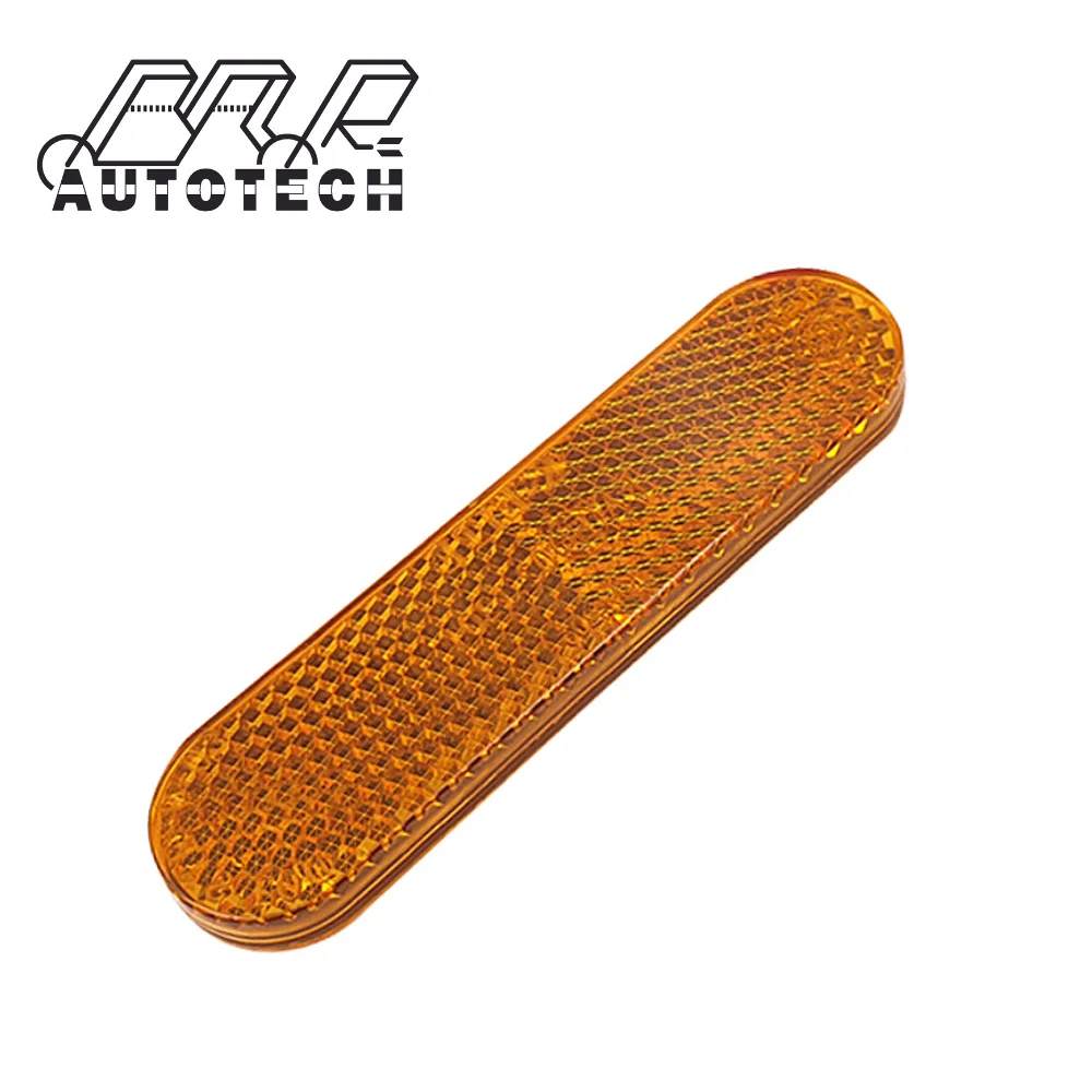 Овальные янтарные отражатели для мотоциклов и скутеров