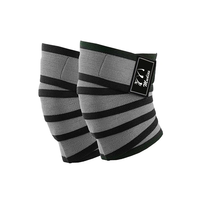  Защитные Тяжелая атлетика тренажерный зал тренировочные ленты на заказ наколенники для бодибилдинга