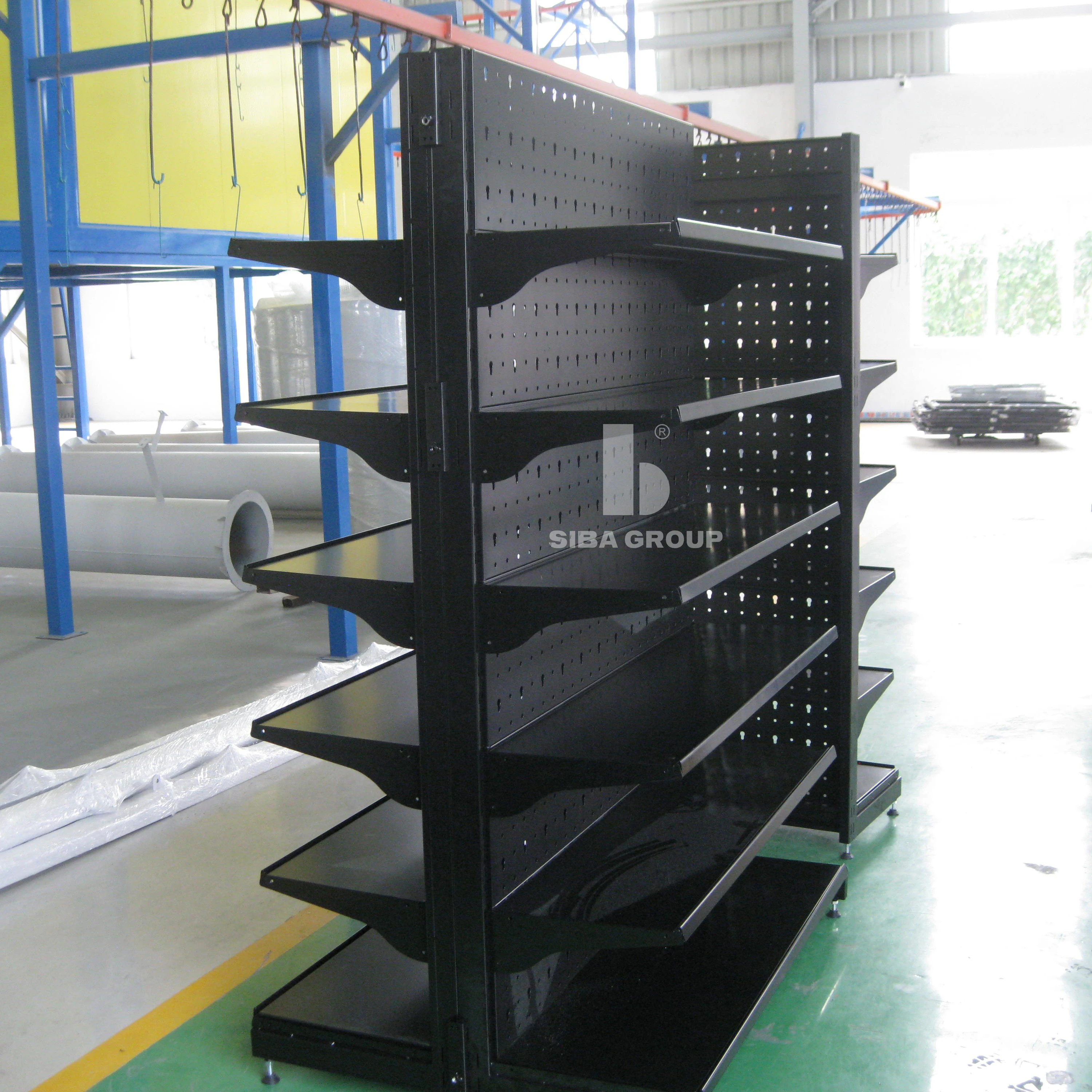 Hot Selling Double Side Retail Store Shelving Supermarket Shelf SIBA Rack