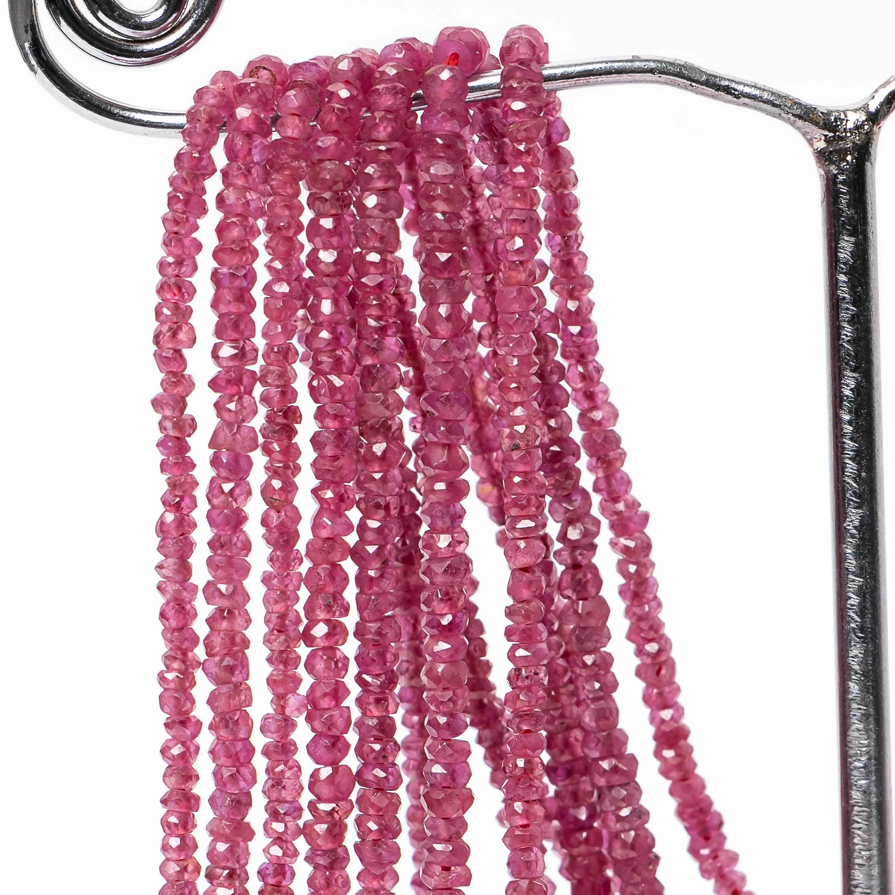 Лучшая цена, бусины из драгоценных камней круглой формы с натуральным Рубином, оптовая продажа бусин для изготовления ювелирных изделий