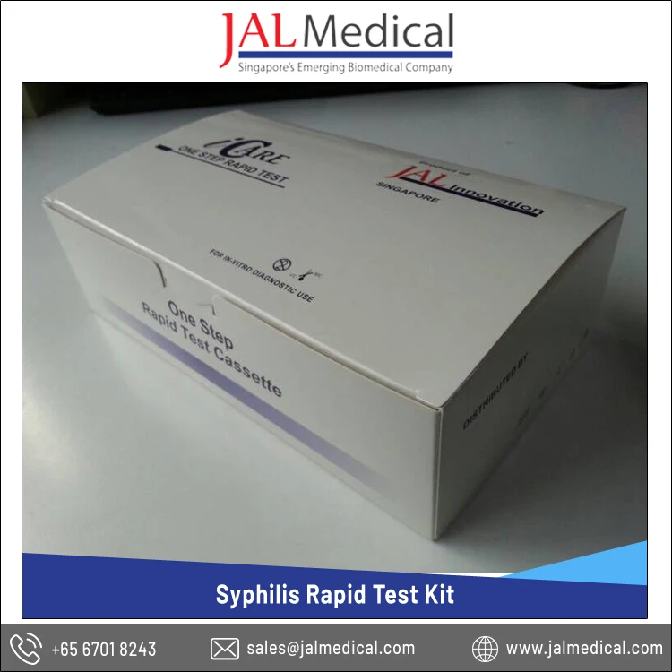 Great Leading Manufacturer of Best Selling One Step Single Use Rapid Syphilis Test Kit at Good Price