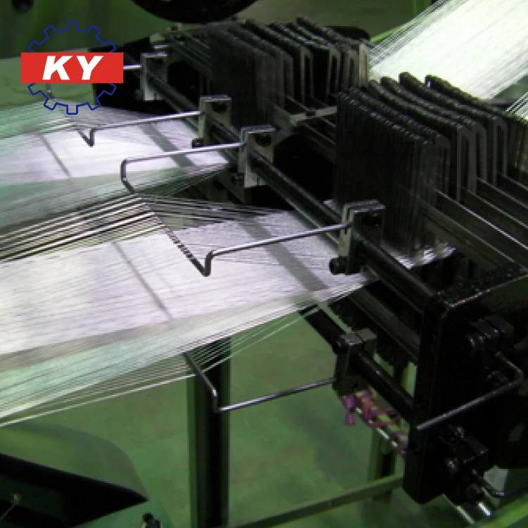 KY narrow fabric weaving loom for shock absorbing lanyard
