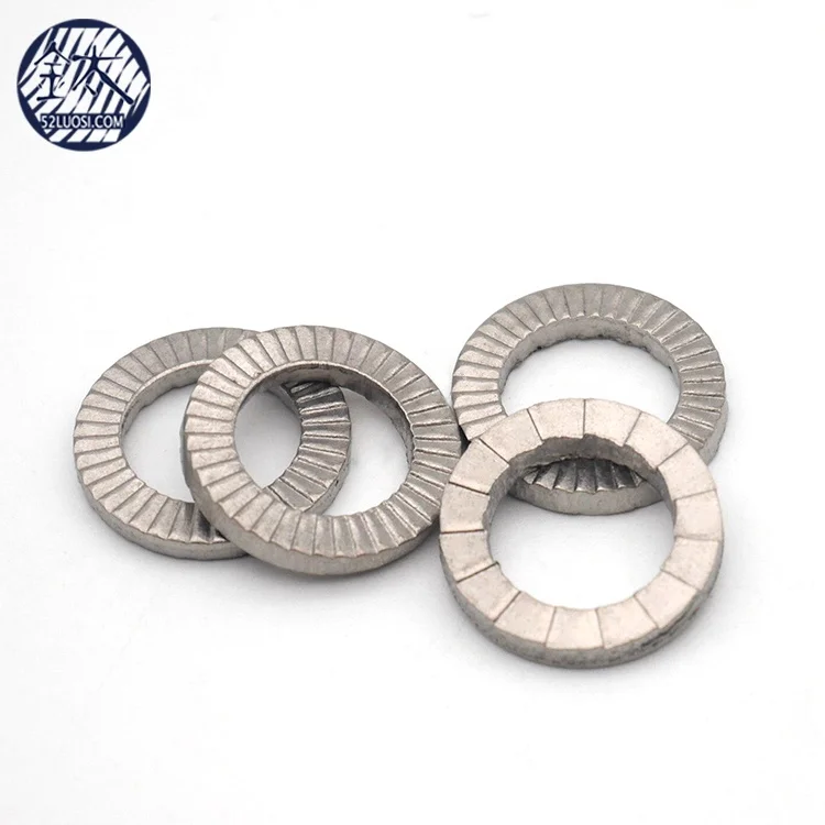 DIN25201 M10 титановая двойная самоблокирующаяся плоская шайба