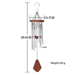 Ветряные колокольчики для потери любимого человека Prime, колокольчики ветра с сочувствительностью черного цвета, памятные колокольчики ветра с уникальным сочувствительностью