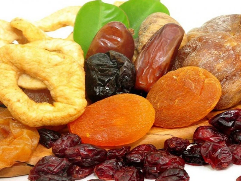 Mixed dry dried fruits