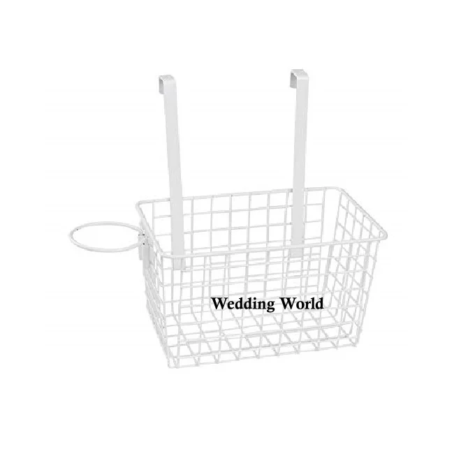 Корзина из железной проволоки с черным порошковым покрытием дизайнерская корзина ручной работы Классическая стильная новая причудливая металлическая