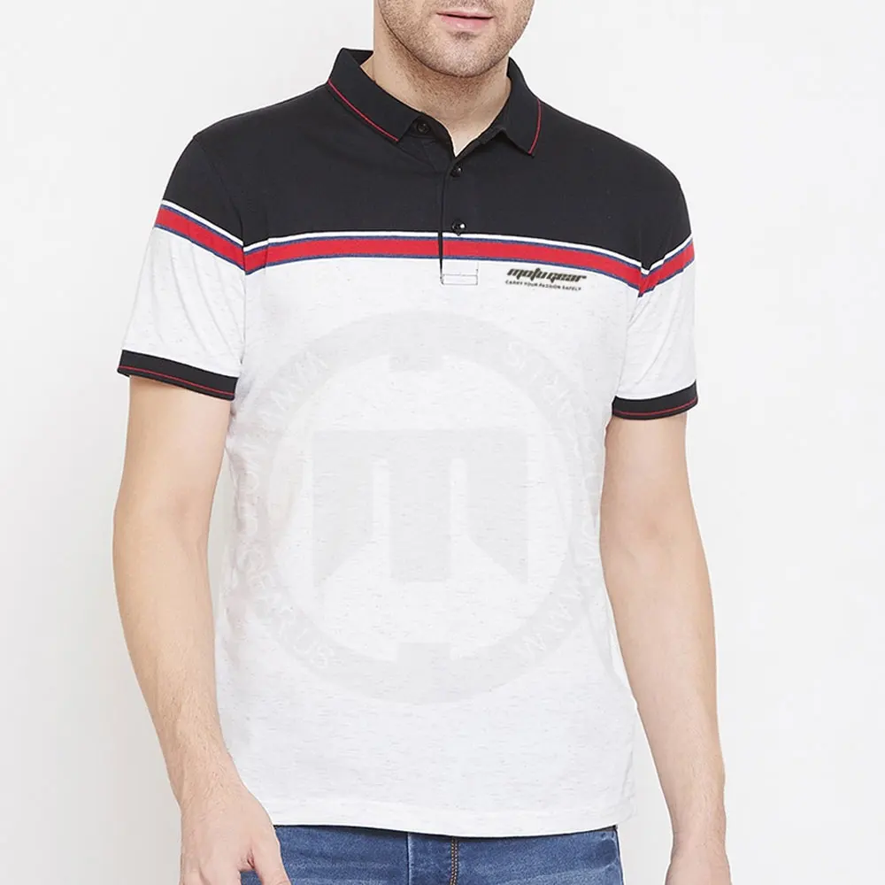 Хлопковые футболки-поло с коротким рукавом и воротником-стойкой