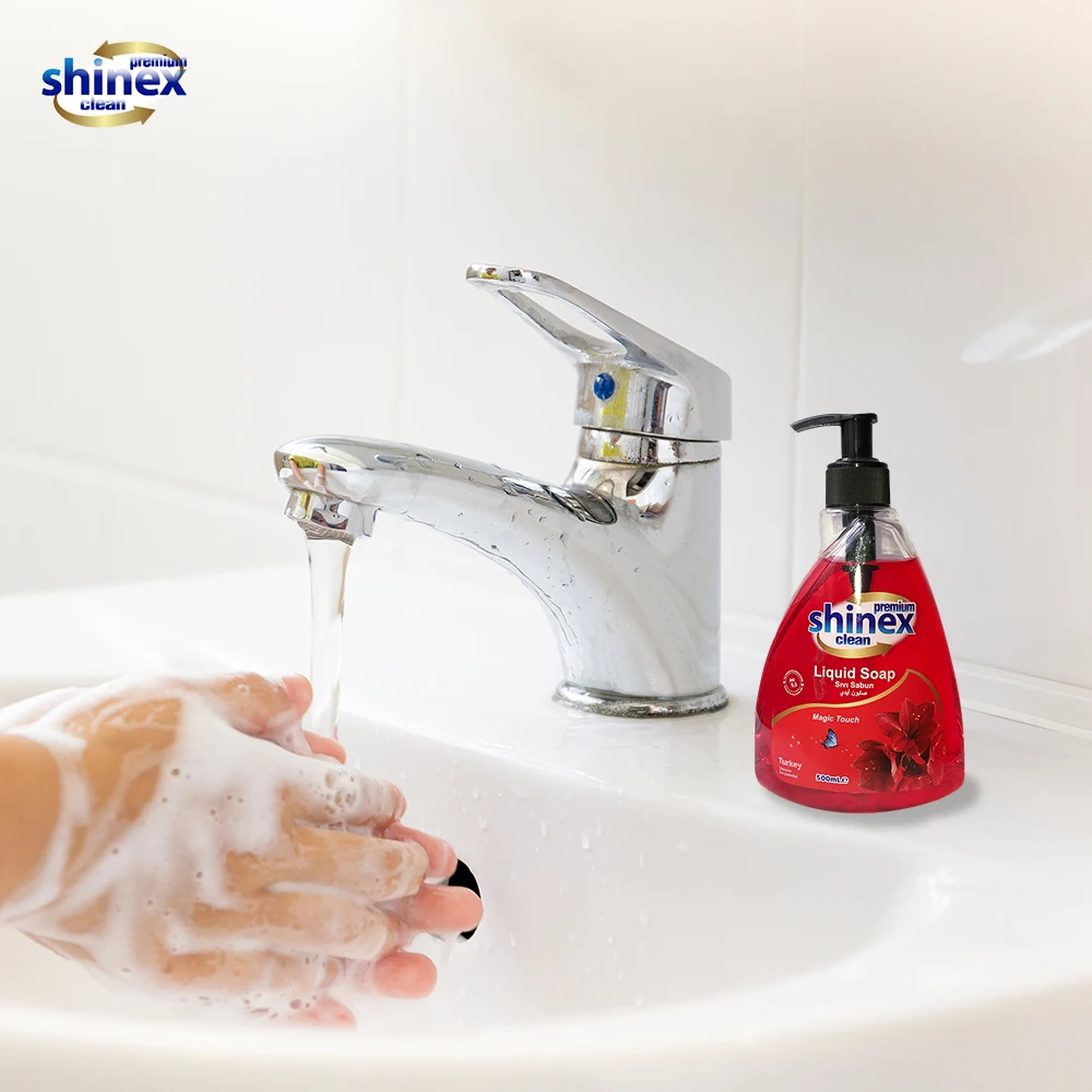 Жидкое мыло для рук SHINEX, экологичное, 500 мл, волшебный аромат, жидкое мыло, Сделано в Турции