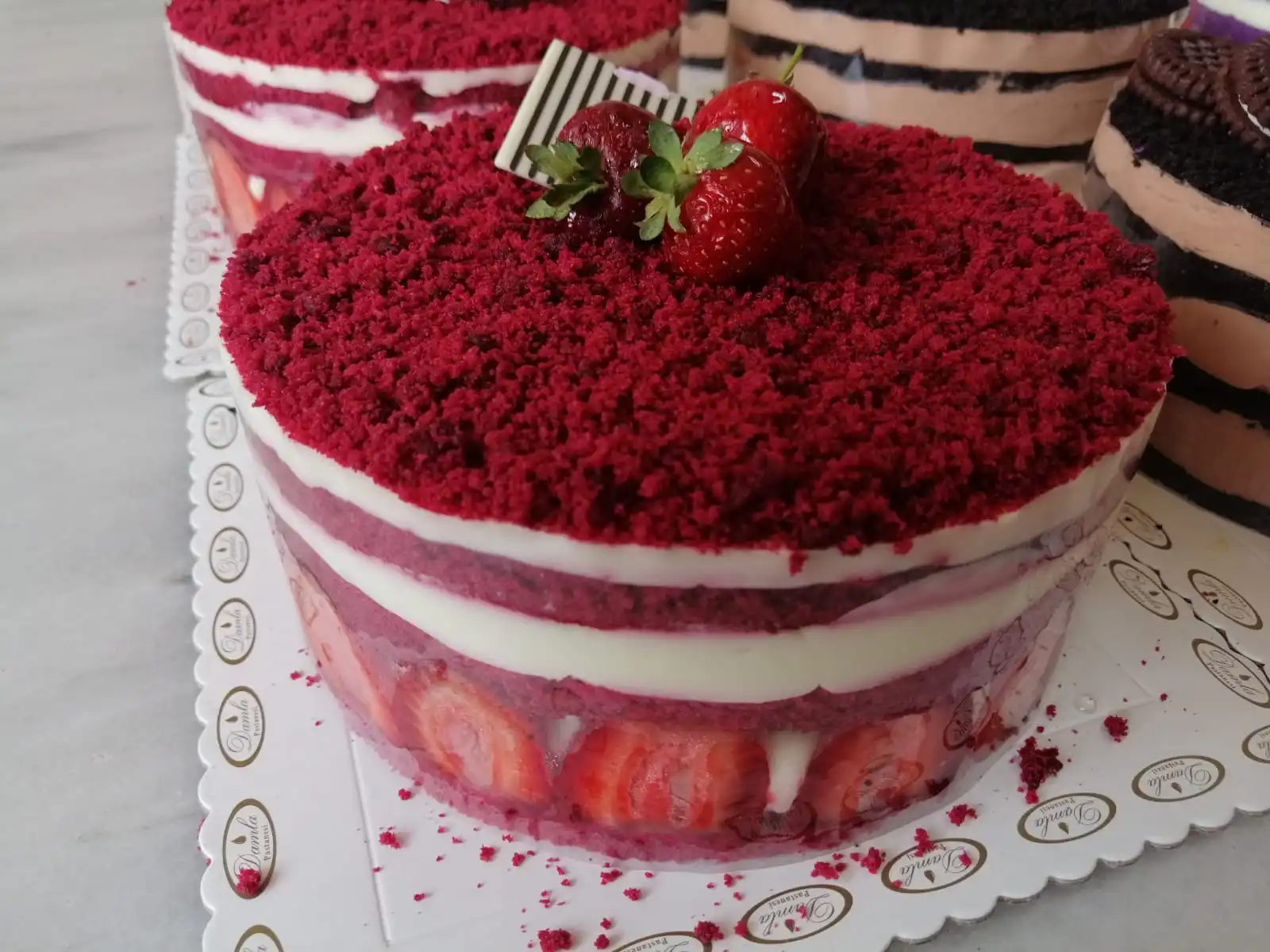  Красная бархатная смесь для торта Sudem вкусные увлажненные пирожные лучшие ингредиенты микс