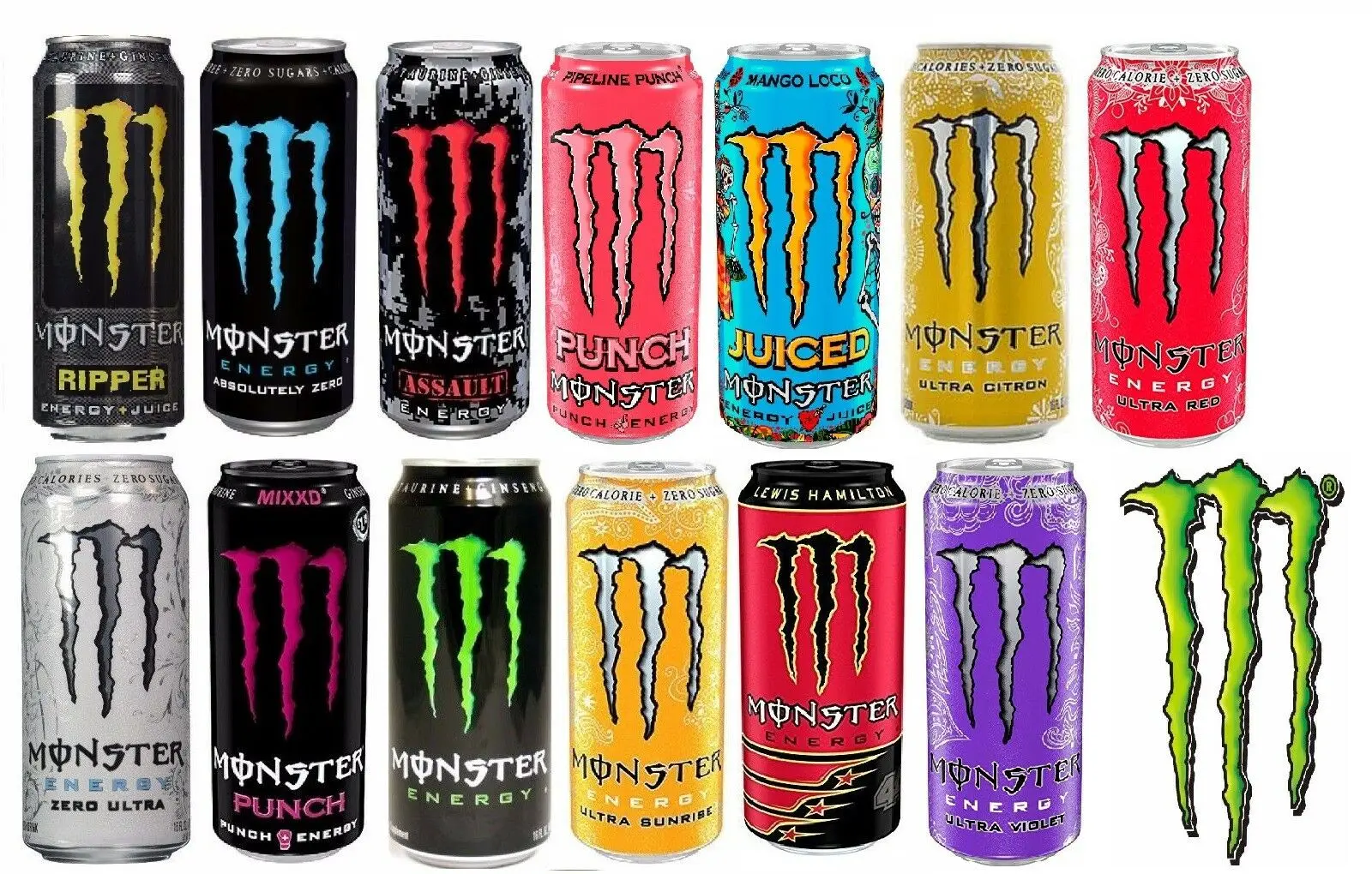 MONSTER Energy Drink RANGE FULL Case 12x500ml - MONSTER ASSAULT AVAILABLE NOW!