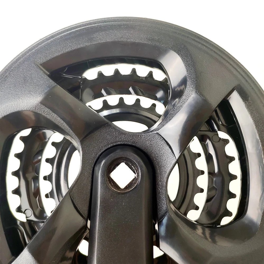 48/38/28T*170MM ED Bike Crank Set Aluminum Alloy Single Speed Track  Fixed Gear Chain Bicycle Crank folding bicycle crank gold