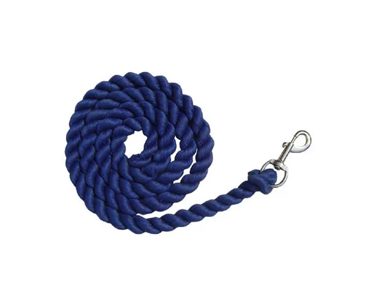 Best Quality Cotton,PP And Nylon Horse Riding/Training Lead Rope In Different Color Size Thickness With Strong Clip