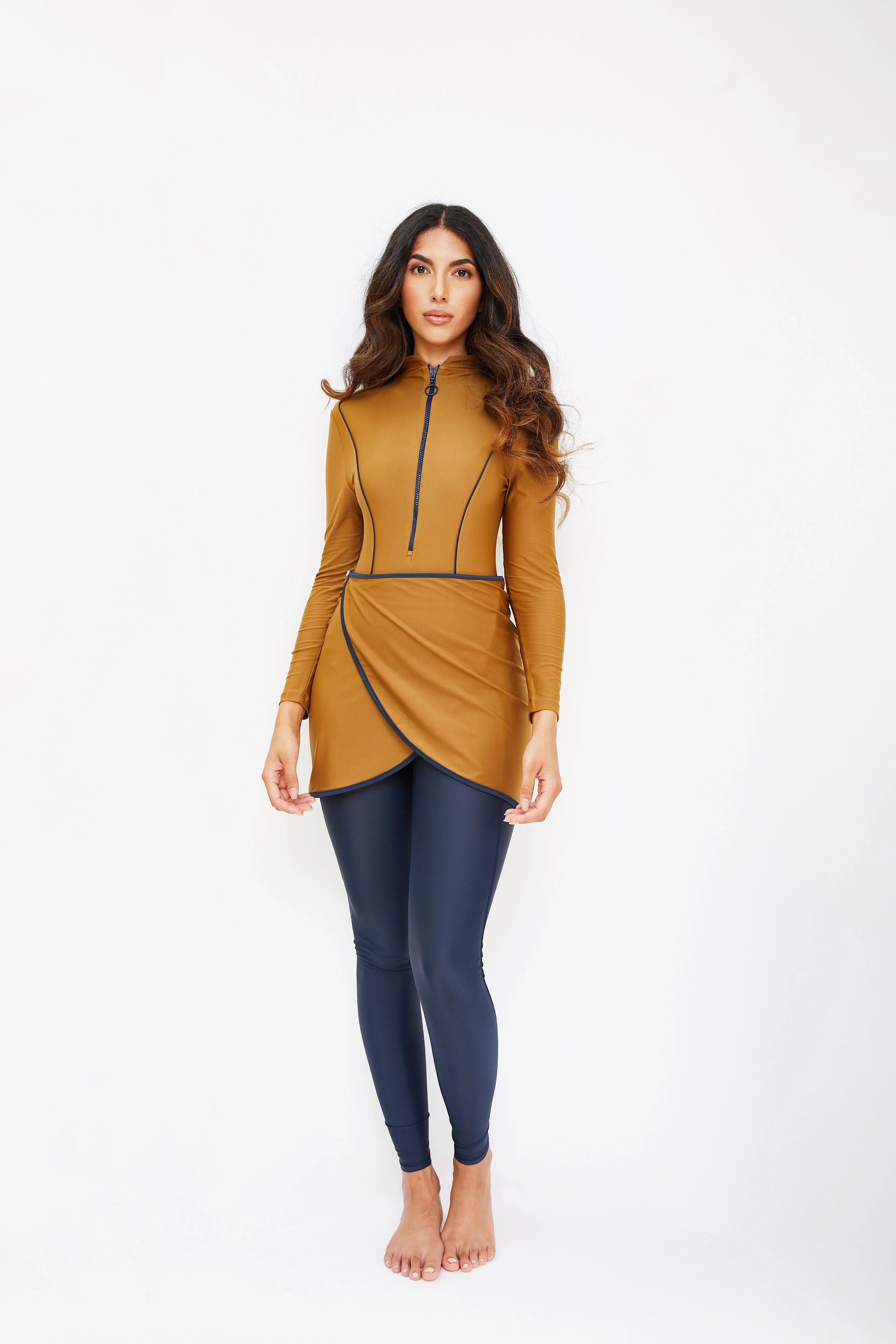 2021 New Muslim Swimsuit Women swimwear Fully Closed Modest Muslim Swimwear Premium Swimsuit Muslim Beachwear