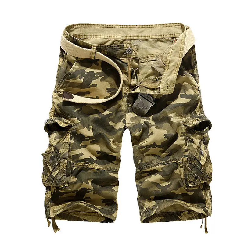 Mens Cargo Shorts Tactical Work Short Trousers Pants with high quality custom printing and cotton material on wholesale