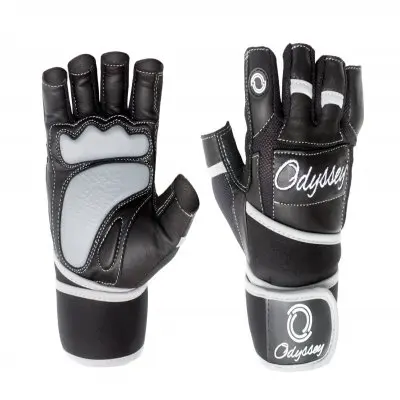 Anti Slip Breathable Sports Workout Fitness Training Weight Lifting Gym Gloves with Wrist Wraps Pink Black Unisex Rubber