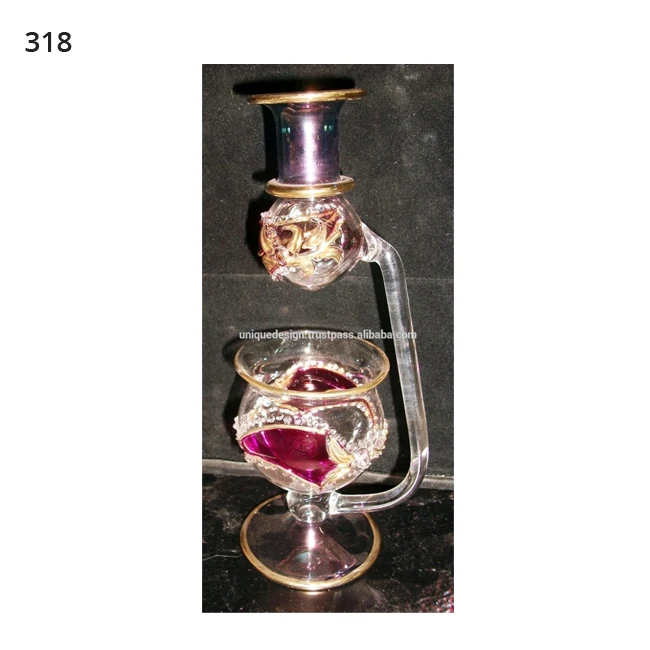 High Quality Incense Burner Glass Aromatherapy Furnace Smell Metal Incense Holder