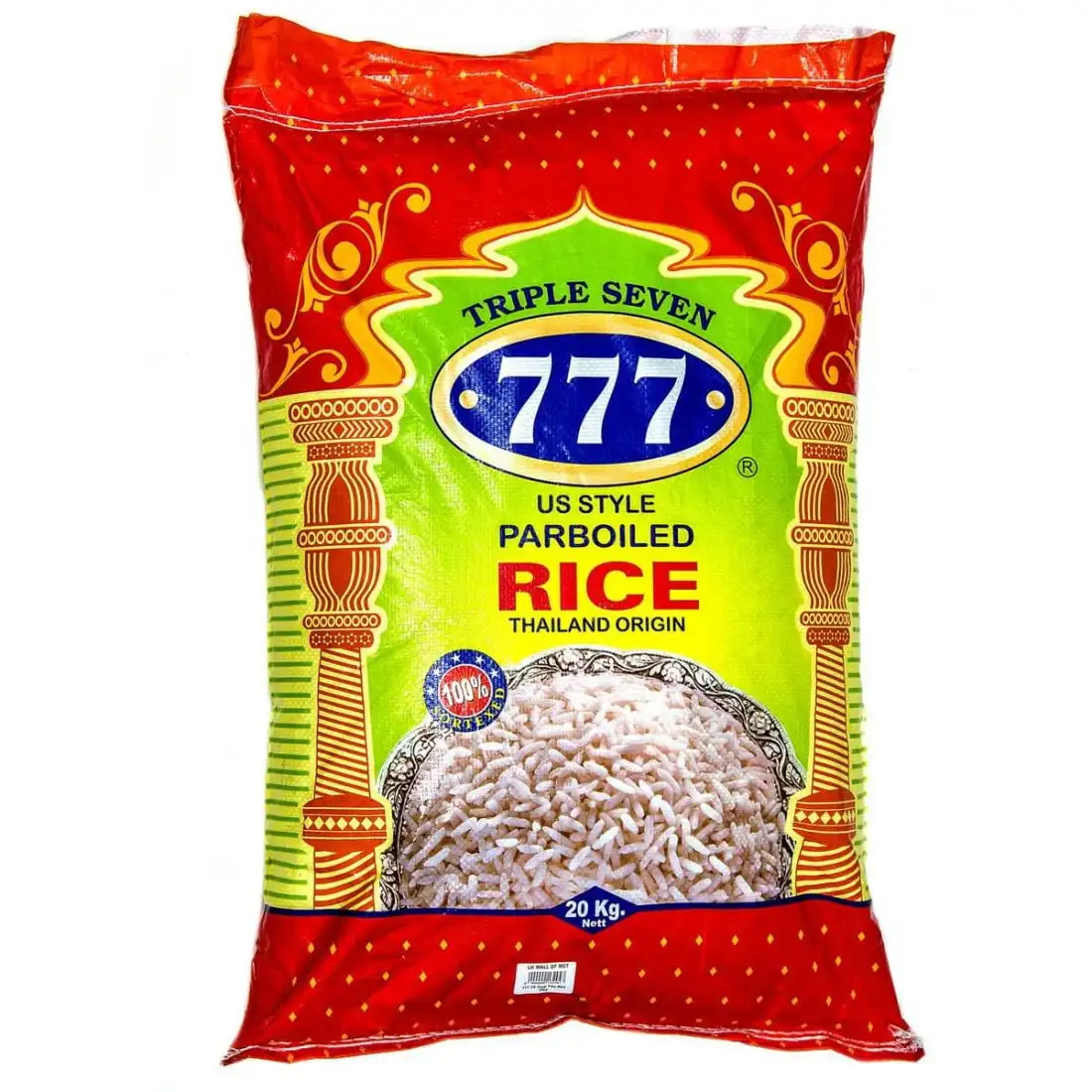 The Best Quality Parboiled Rice Sorted 5% Broken Premium Grade Top Export Origin Thailand