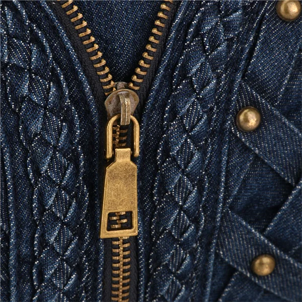 High Quality Lady Jeans Fabric Handbags Vintage Washed Denim Women Shoulder Bag