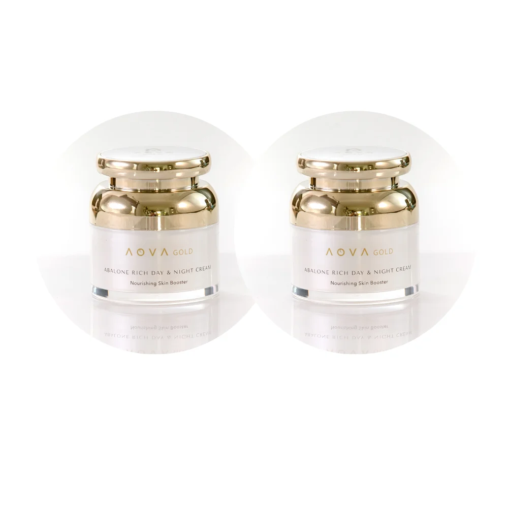 Top Brand AOVA GOLD Abalone Best Collagen Whitening Face  Day & Night Cream