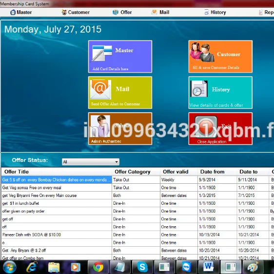 100% Полезная официальная версия программного обеспечения клиентской верности, современная технология