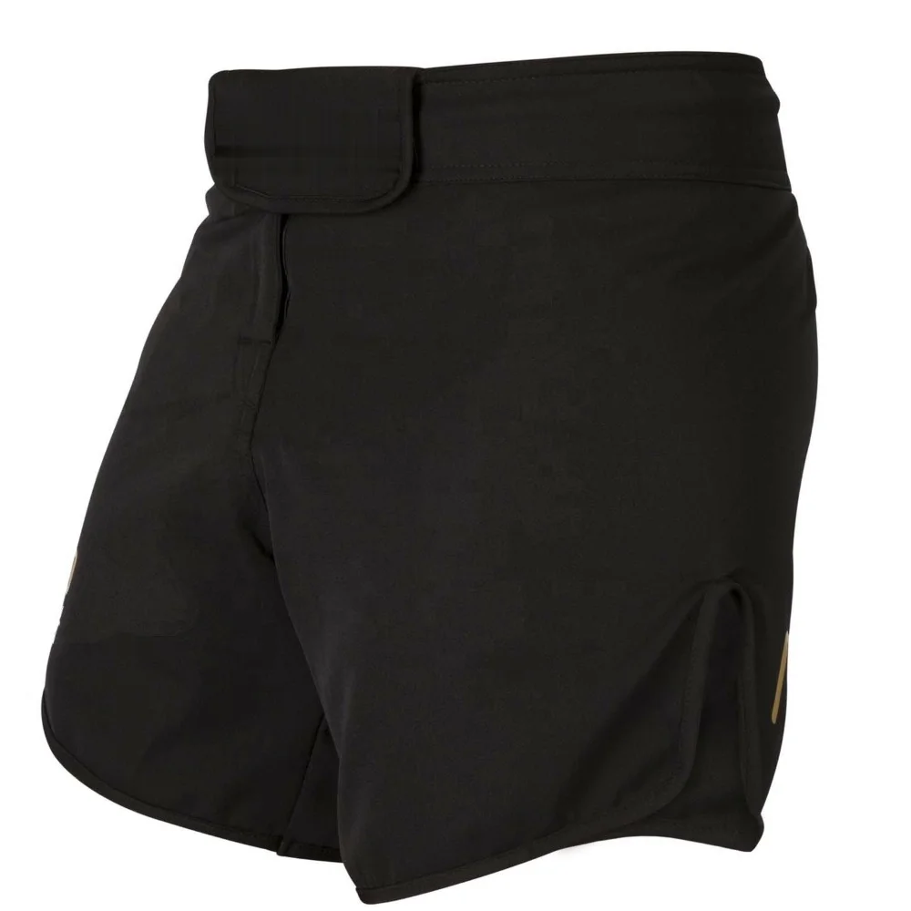 High Quality Fight OEM Wholesale Professional fabric 100% polyester V belt protection sparring comfortable MMA Shorts