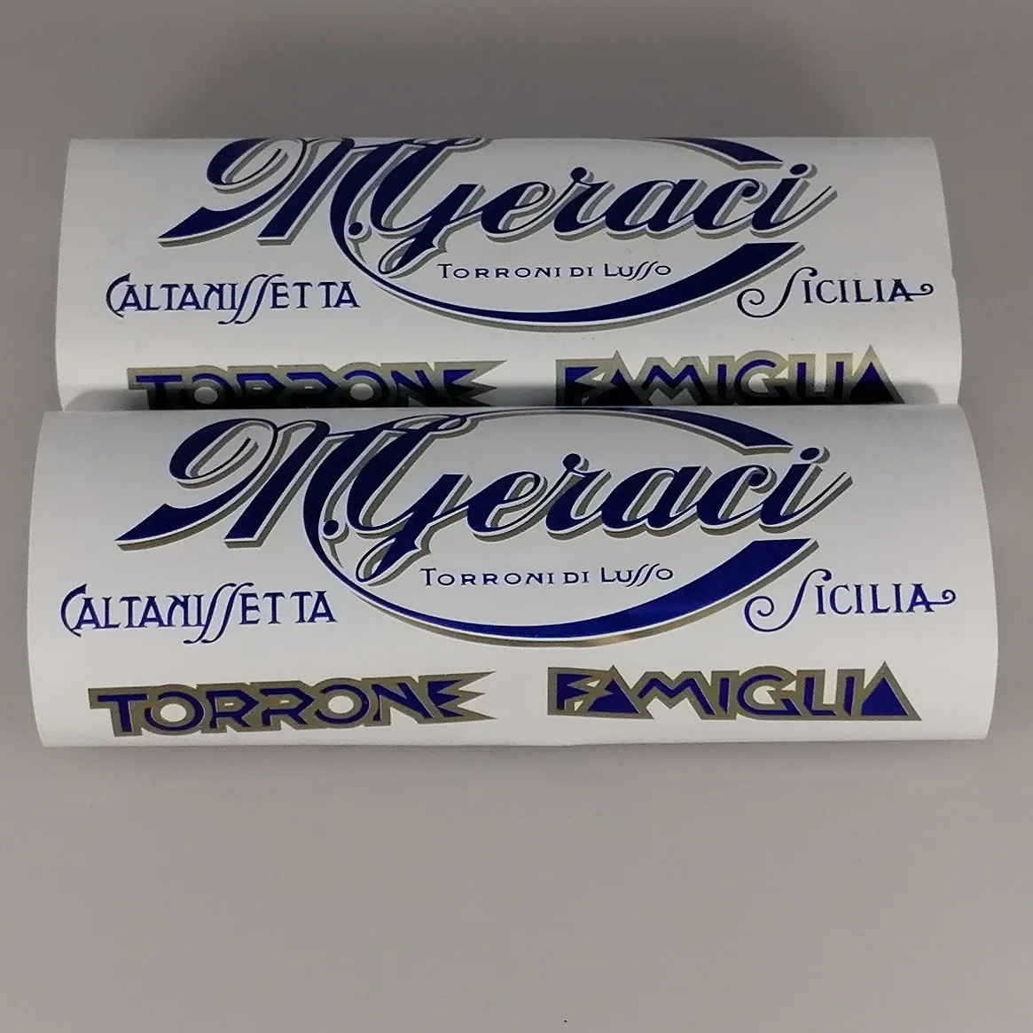 
Italian Traditional Product Torrone Umberto Nougat - Almonds and honey based crumbly sweet chocolate covered 