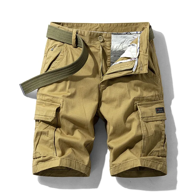 Summer Men Shorts Fashion Casual Military Uniforms Tactical Pants Cotton Jogging Sports Overalls Shorts Men Send Belt Cargo pant