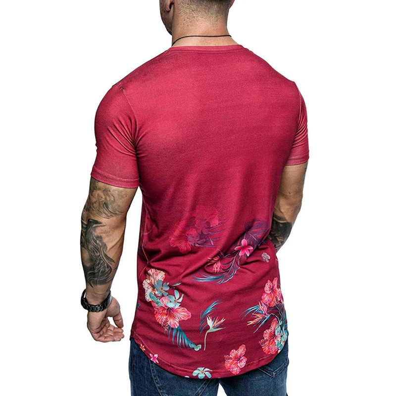 
OEM Wholesale Shirt Classical Gym Fitness Clothing Muscle Fit T-Shirt 