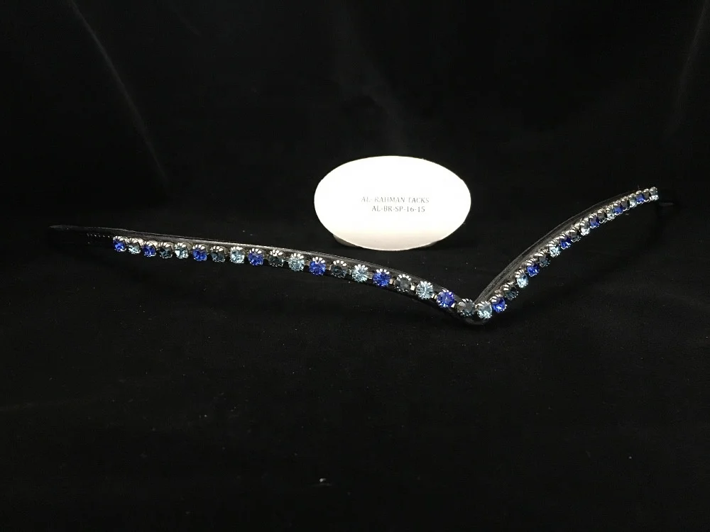Horse Browbands svarovизящные блестящие ремешки для лошадей сделано на индийской кожаной лошади товары
