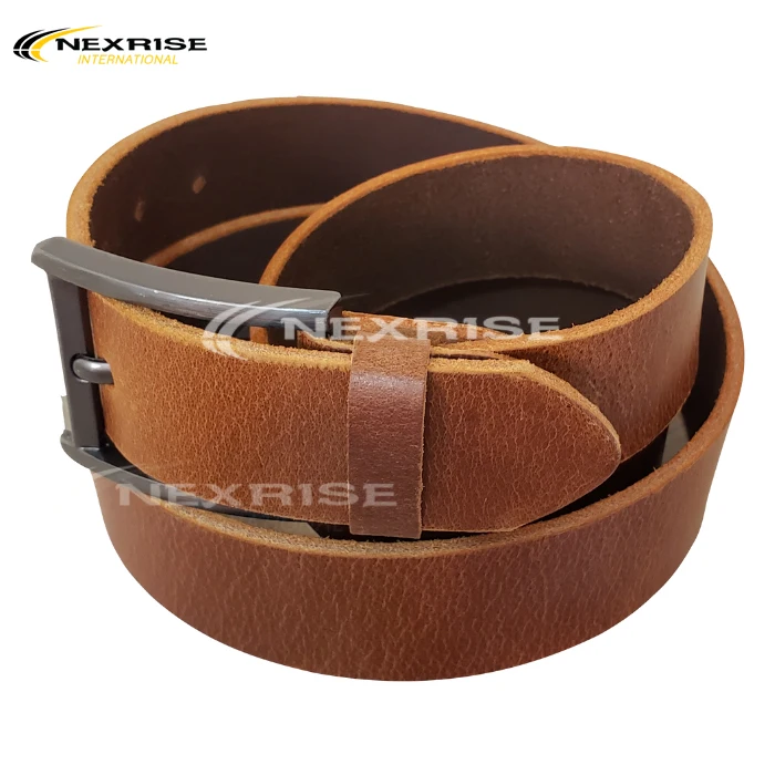 Brown Leather Belt- Luxury Genuine Cowhide Leather Waist Belt For Men Thick Brown Leather Belt