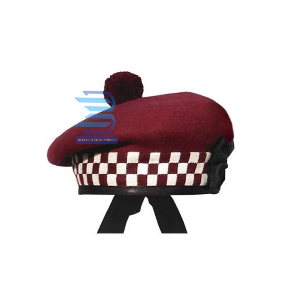 Best Quality Green Wool Irish Caubeen Hats/ Men Custom Design For Bonnet Irish Unit