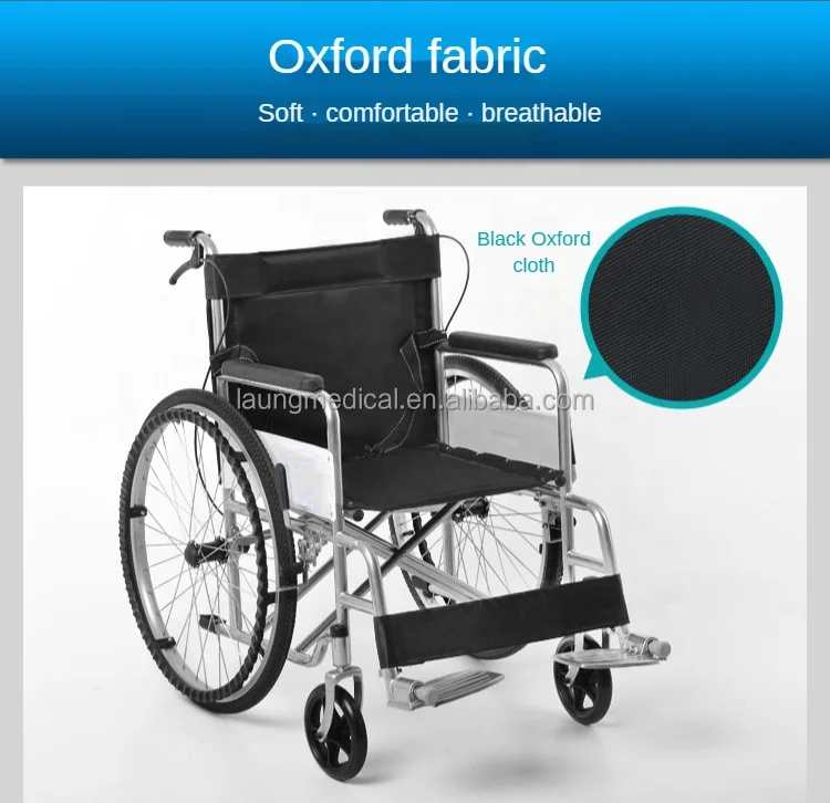Supplier price steel aluminum hospital home used manual portable folding Wheelchair
