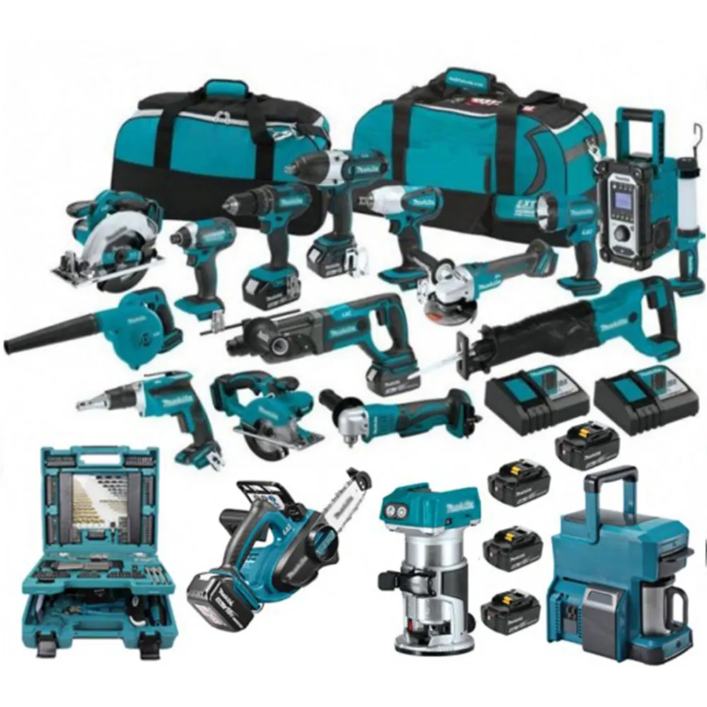 
BEST WHOLESALE DISCOUNT Makitas XT1501 3.0Ah 18V LXT1501 Lithium-Ion Cordless Combo Kit (15 Piece) Power Tool / Cordless Drill 