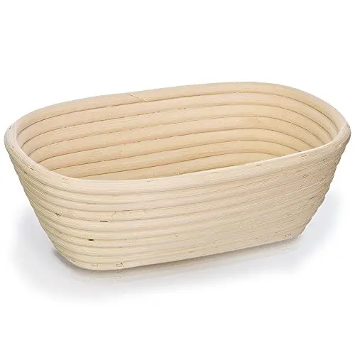 Bakeware Handmade Indonesian Rattan Brotform Bread Proofing Bannetons Basket Oval