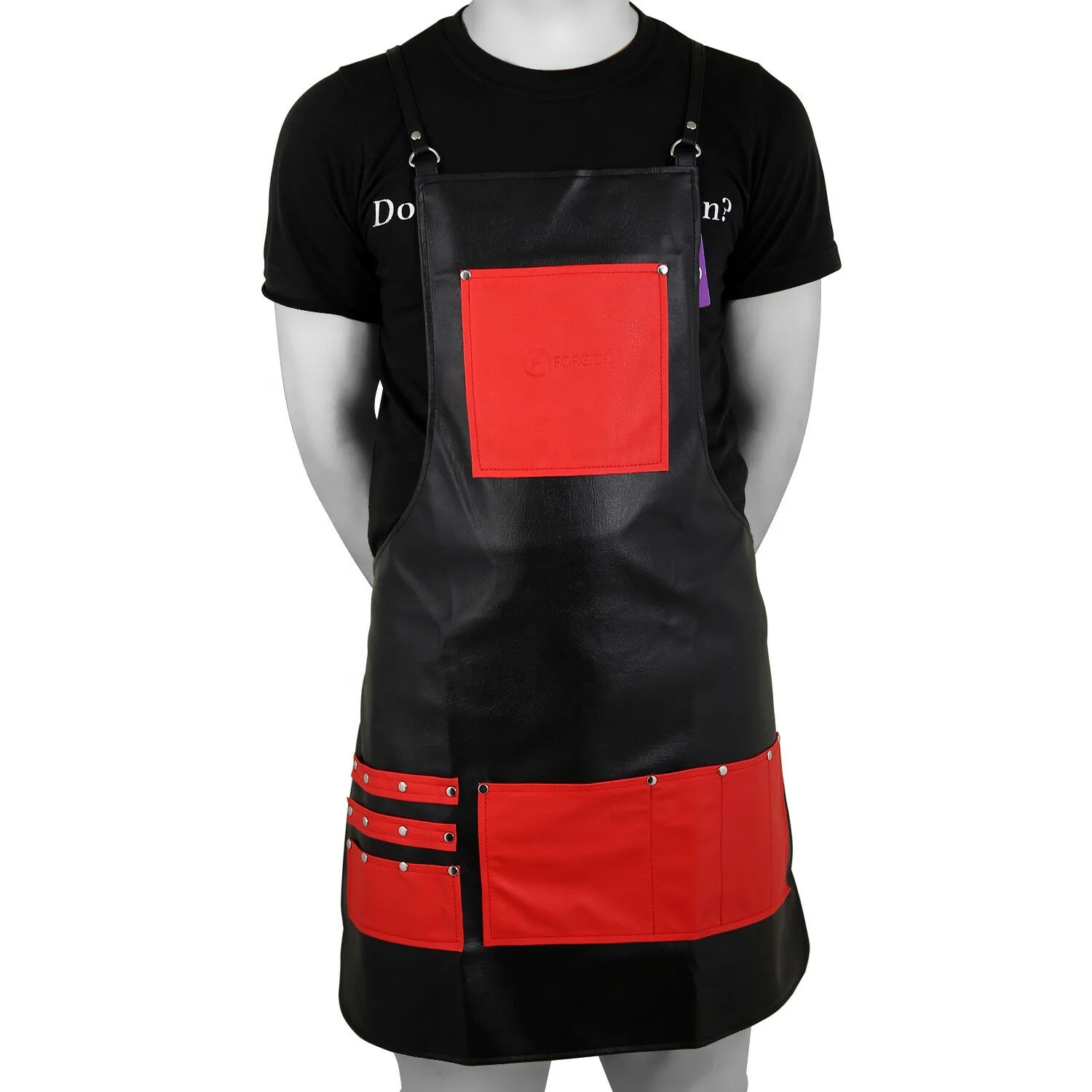 Professional Leather Bib Apron for Barbers Salon and Coffee Shop Owners Customizable PVC & PU Waterproof Hair Cutting Tools