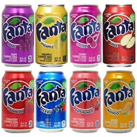 
American Fanta Cherry Fruits Can 355ml 