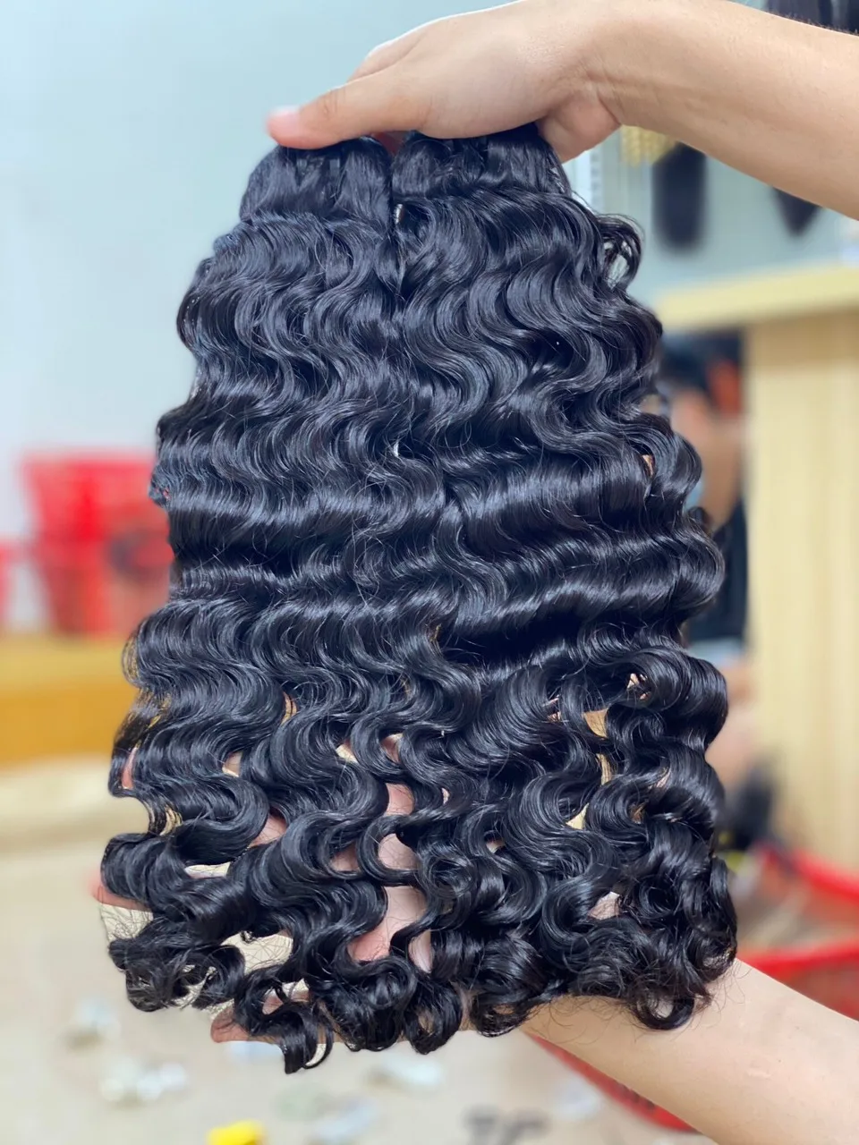 WHOLESALE PRICE BURMESE CURLY RAW VIRGIN CUTICLE ALIGNED 100% VIETNAMESE HUMAN  HAIR EXTENSION