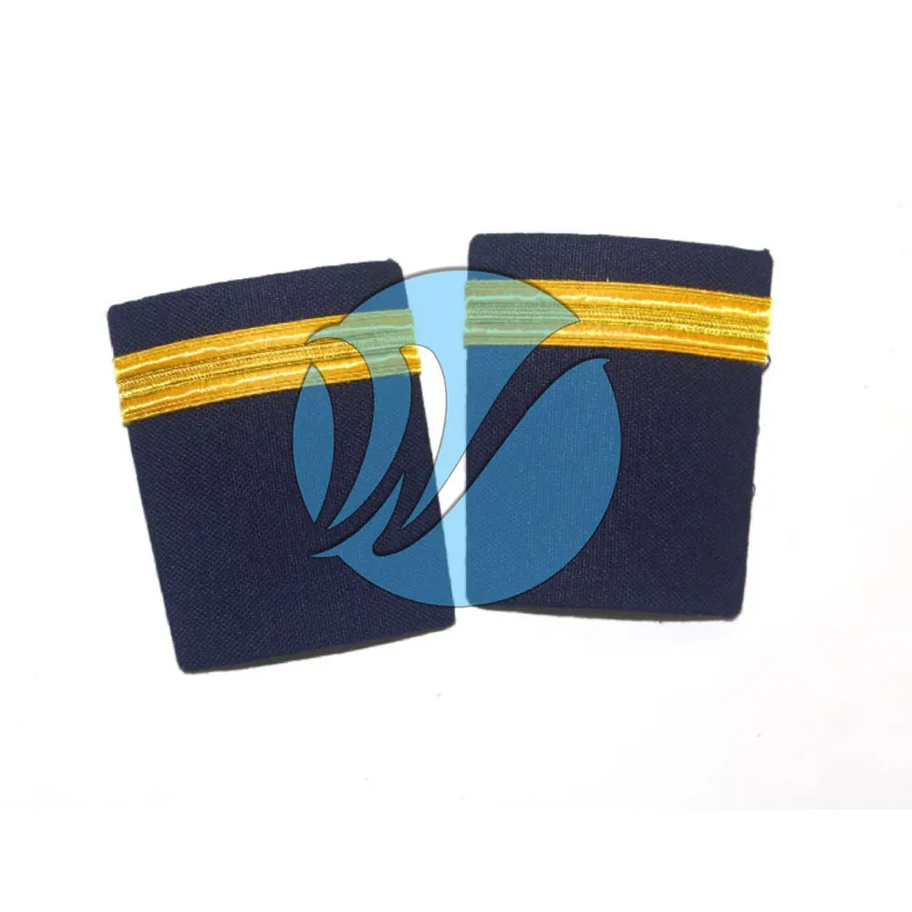 Custom Made Pilot Uniform Rank  Epaulette Shoulder Board Pilot Shoulder Strap Uniform Epaulette Rank