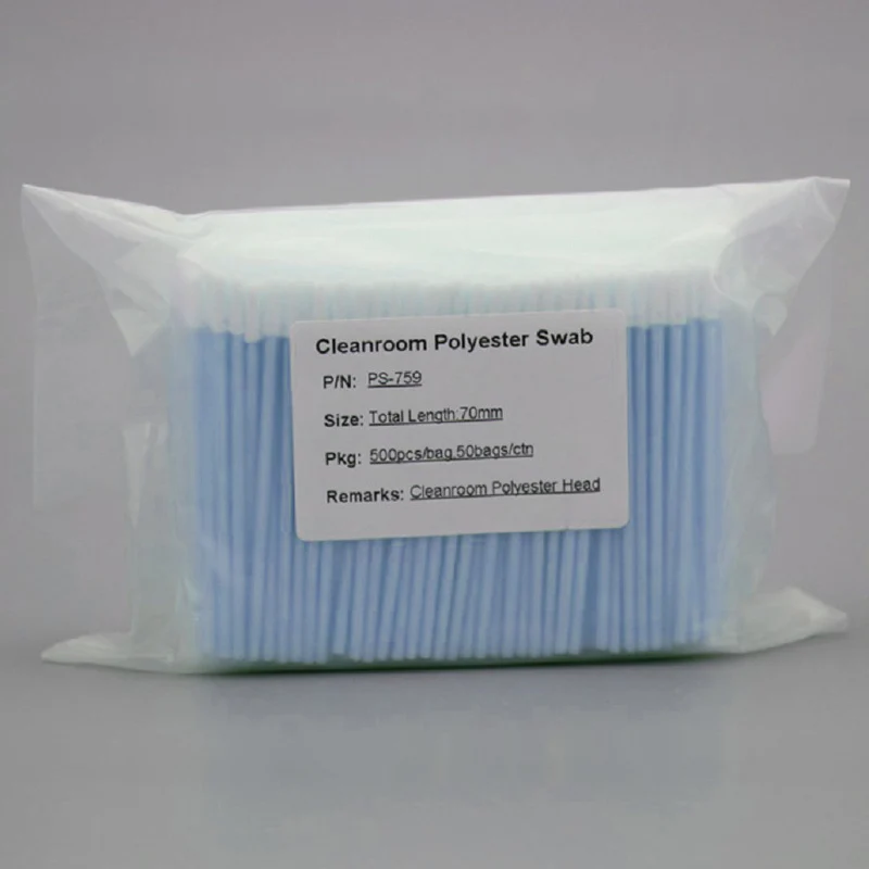 Customized Small Round Head Polyester Head Cleaning Swab Stick for Computer/Printer/Circuit/Electronic