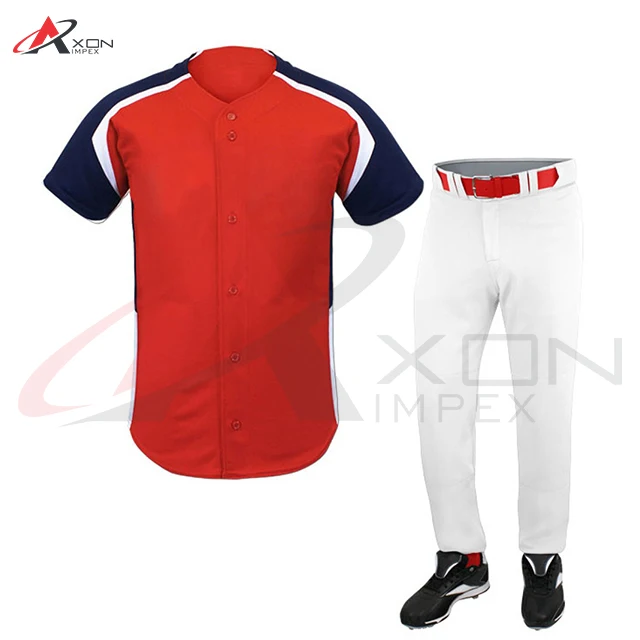 
High Quality Embroidered design Ultra sift Baseball Uniform 