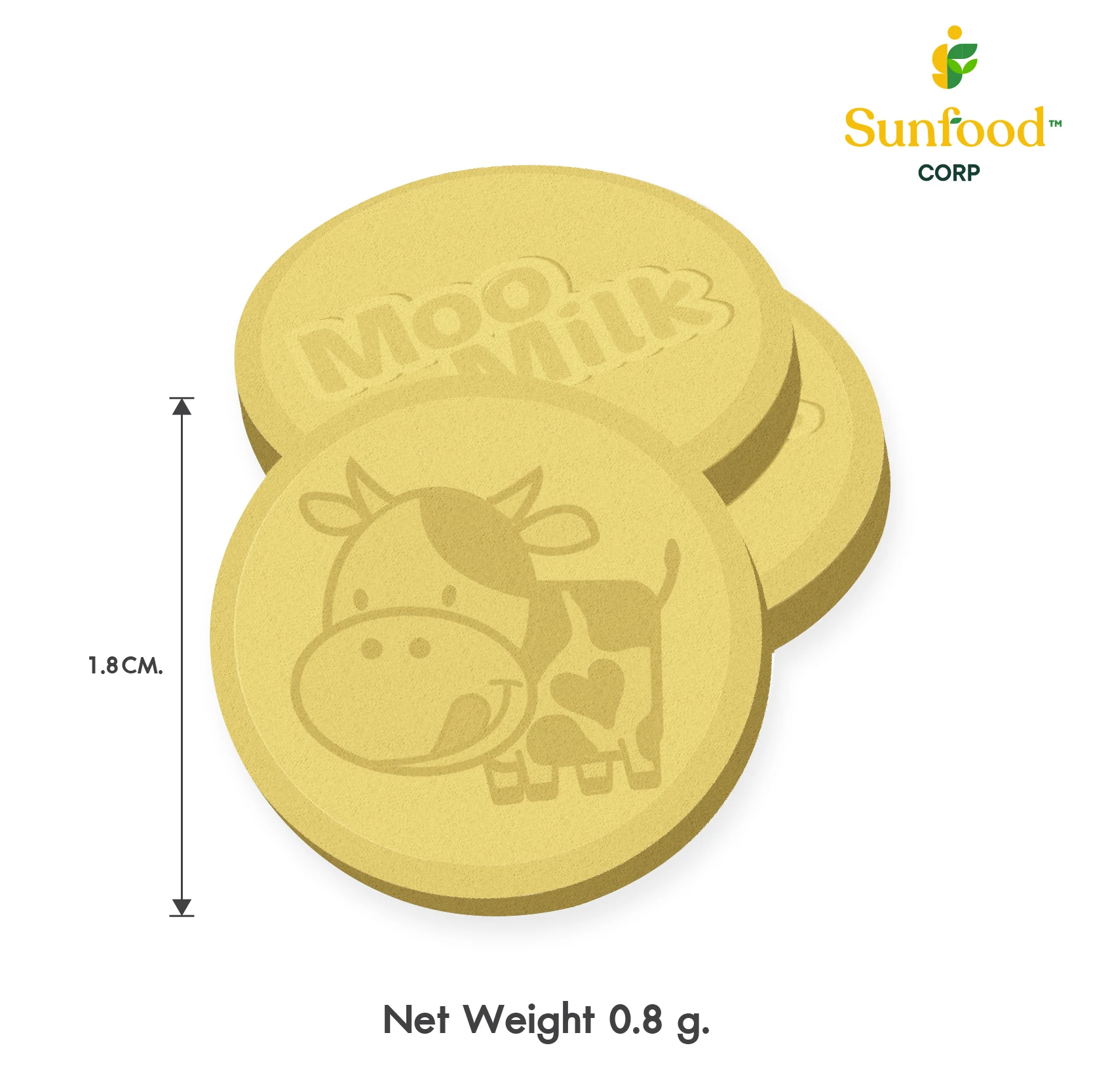 Тайский сладкий молочный конфет таблетки (дуриан вкус) 25 г с сертификацией GMP и Халяль