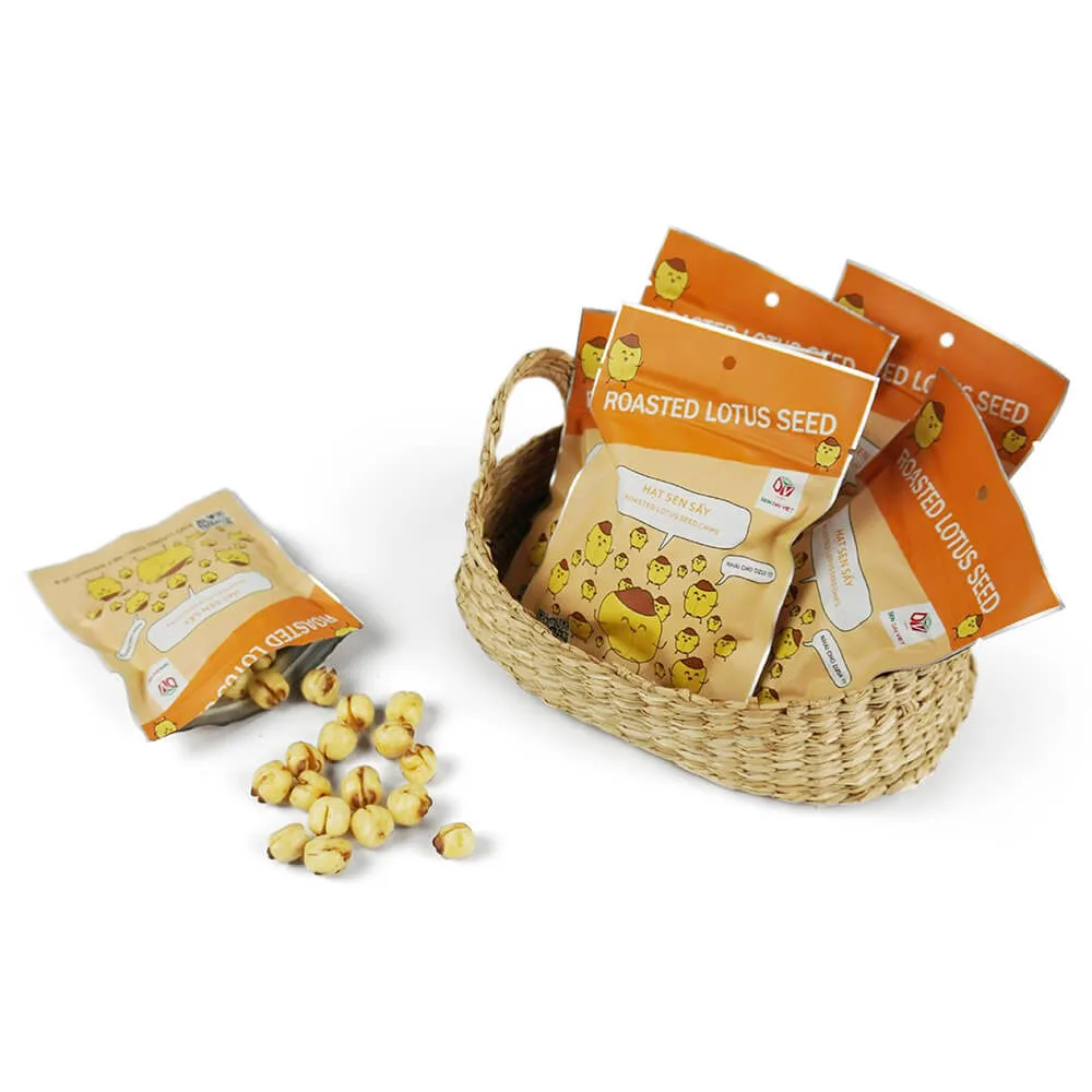 Delicious Fruits Vegetables Chips Taste Sweet Original Flavor Seasoning Roasted Lotus Seeds From Vietnam