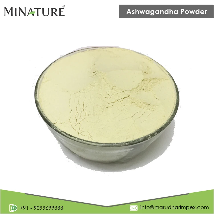 2022 Top Selling Good Quality Bulk Supply 100% Pure Ashwagandha Herbal Powder from Indian Wholesaler