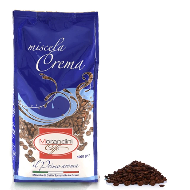HIGH QUALITY Arabica and Robusta blend Made in Italy roasted coffee beans Miscela Crema 1000g retail