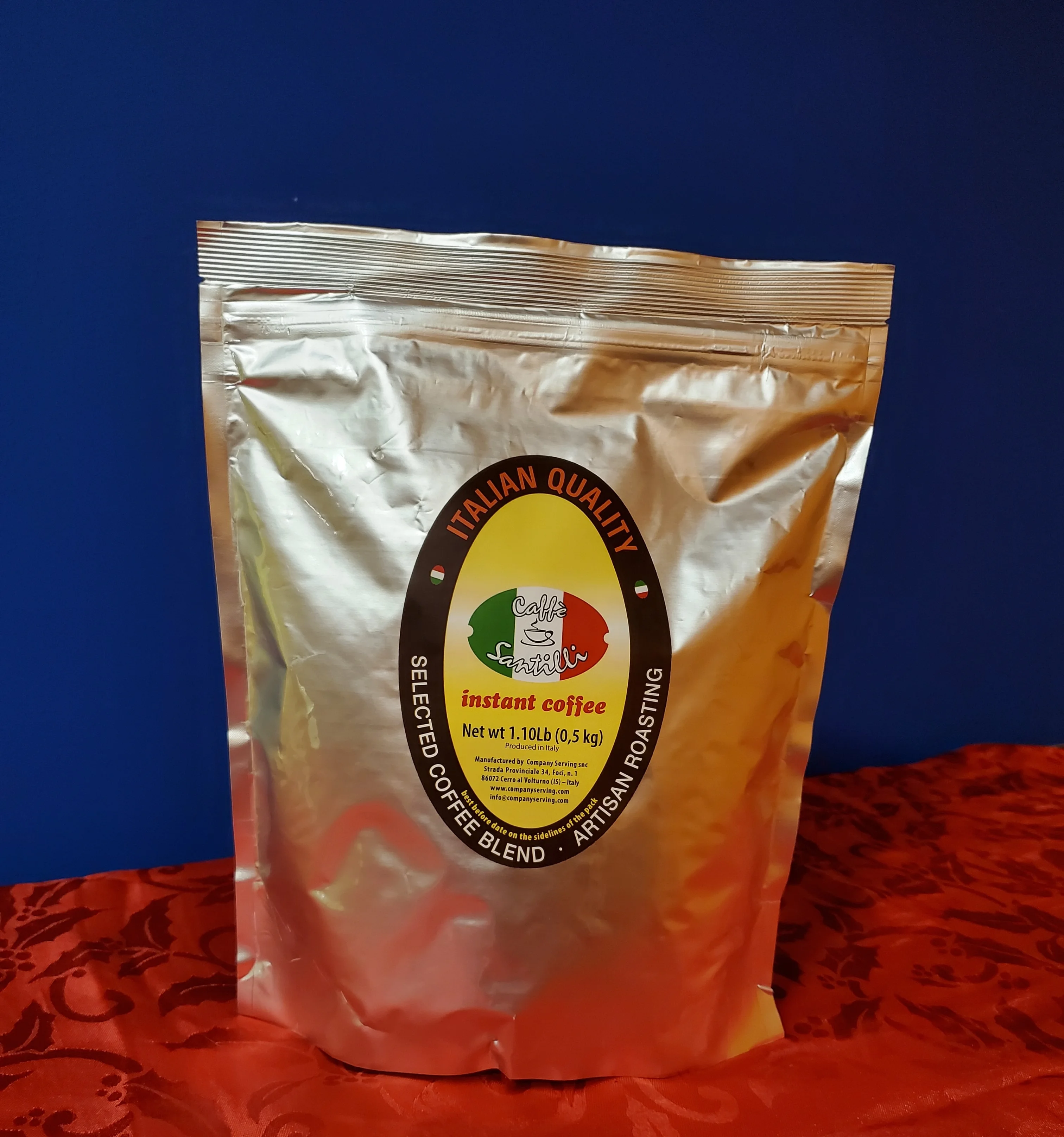 
Top Quality Coffee Santilli Wholesale 100% Agglomerated Instant Coffee 500 Gr For Sale 